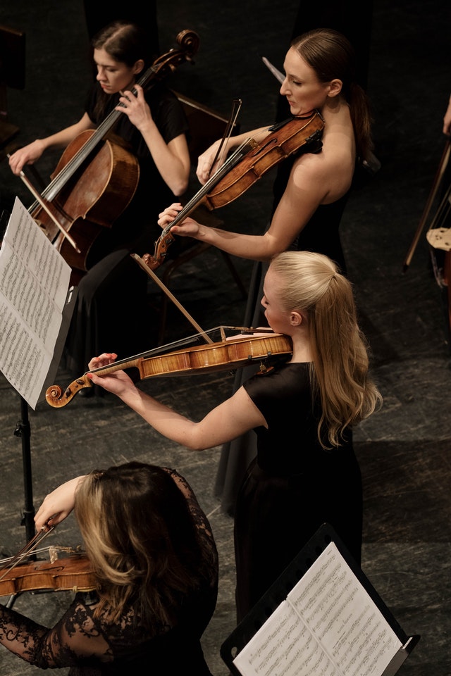 Person in an orchestra